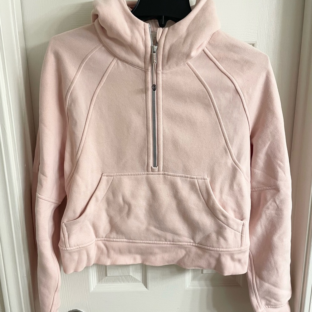 Lululemon Scuba Pink Half-Zip Hoodie